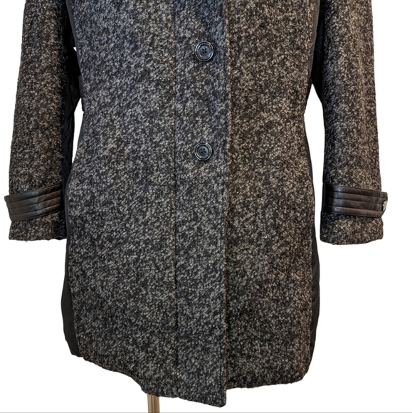 Claire France marled grey winter jacket size 14 - Picture 3 of 11